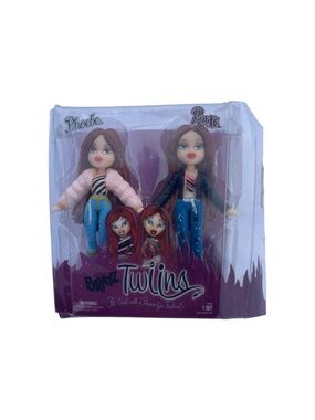 Bratz Twins Phoebe & Roxxi Fashion Doll Set - Pink & Black Jackets